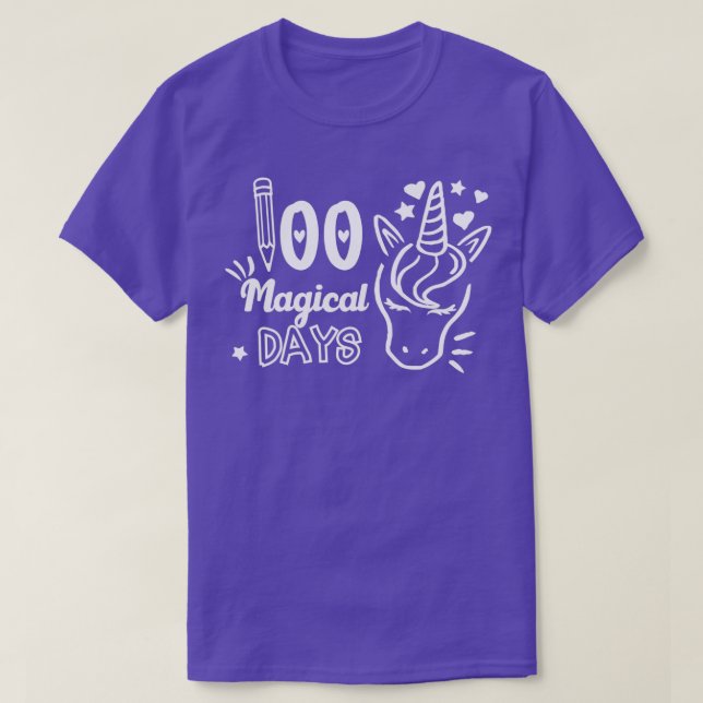 Camiseta 100.º día escolar 4 (Diseño del anverso)