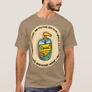 Camiseta 100 Acondicionador social auténtico fabricado a má