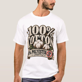CAMISETA 100% ALGODÓN / 0% POLIESTERO ESTILO DE VIDA