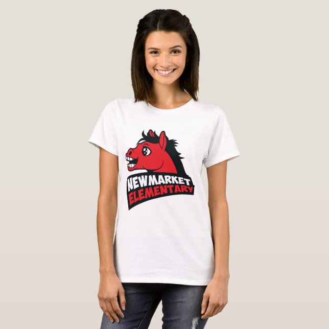 Camiseta 100% algodón mujeres mini mule T (Anverso completo)