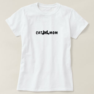 Camiseta 100% algodón para gatos, gráfico para gat