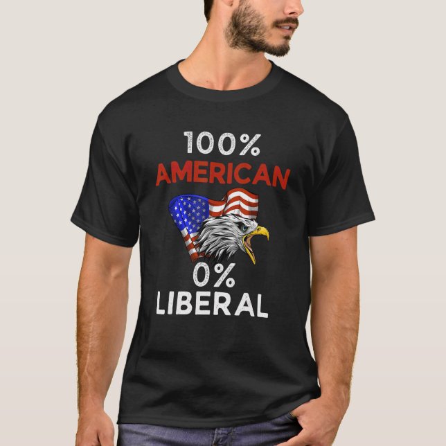 CAMISETA 100 AMERICAN 0 LIBERAL (Anverso)
