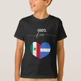 Camiseta 100 Amor | Bebé hondureño y mexicano