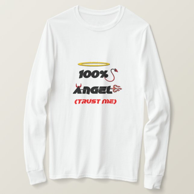 Camiseta 100% Angel (Trust Me) T-Shirt (Anverso del diseño)