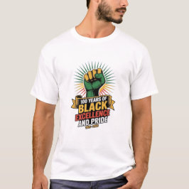 Camiseta 100 Años de Excelencia Negra 