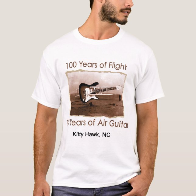 Camiseta 100 años de los años Flight/30 de Air Guitar (Anverso)