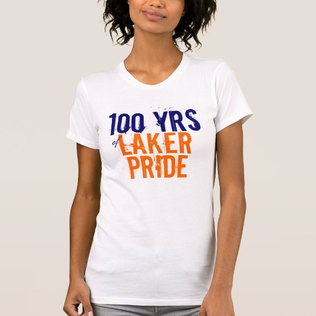 Camiseta 100 años de orgullo de Laker (Anverso)