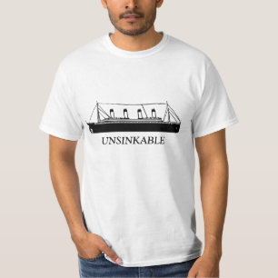 Camiseta 100 años del titánico insumergible