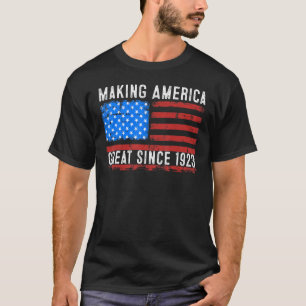 Camiseta 100 años haciendo grande a Estados Unidos desde 19