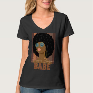 Camiseta 100 Azúcar Marrón Puro Azucar Babe Melanin