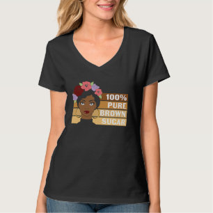 Camiseta 100 Azúcar Morena Pura Mes de la Historia Negra