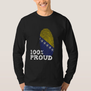 Camiseta 100 Bandera de Bosnia Herzegovina orgullosa de Bos