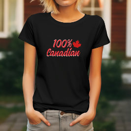 Camiseta 100% canadiense