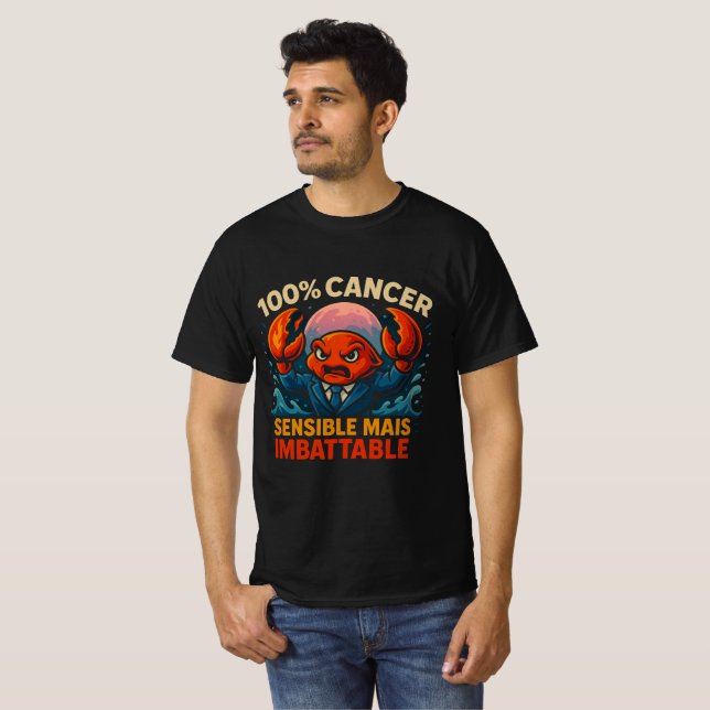 CAMISETA 100 % CANCER (Anverso completo)