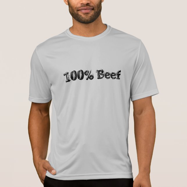 Camiseta 100% Carne (Anverso)