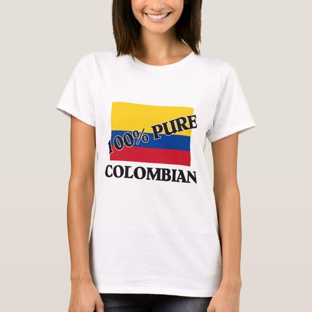 CAMISETA 100% COLOMBIANO (Anverso)