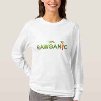 Camiseta 100% comida cruda de Rawganic - zanahoria