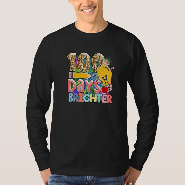 Camiseta 100 Days Bright  Student Teacher (Anverso)