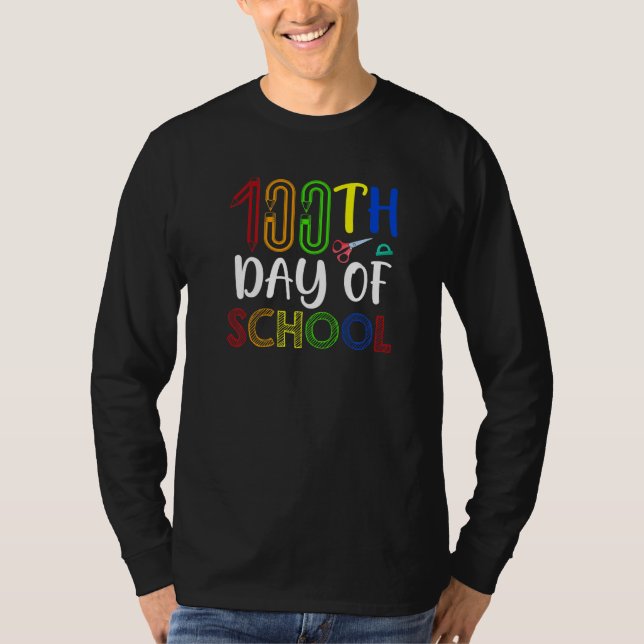 Camiseta 100 Days Countdown Child Teachers 100th Day of Sch (Anverso)