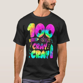 Camiseta 100 Days Cray Cray Buffalo Plaid 100th Day Of Scho