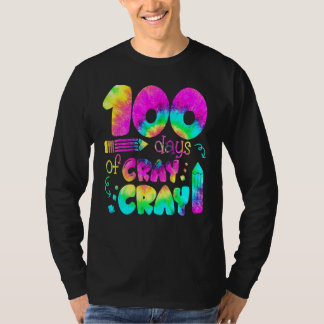 Camiseta 100 Days Cray Cray Buffalo Plaid 100th Day Of Scho
