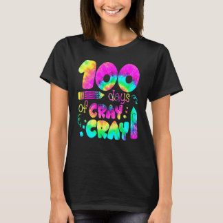 Camiseta 100 Days Cray Cray Buffalo Plaid 100th Day Of Scho