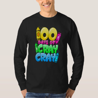 Camiseta 100 Days Of Cray Cray 100th Day of School Teacher