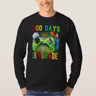 Camiseta 100 Days Of First Grade Level Unlocked 100 Days Of