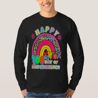 Camiseta 100 Days Of Kindergarten Happy 100th Day Of Schoo