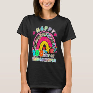 Camiseta 100 Days Of Kindergarten Happy 100th Day Of Schoo