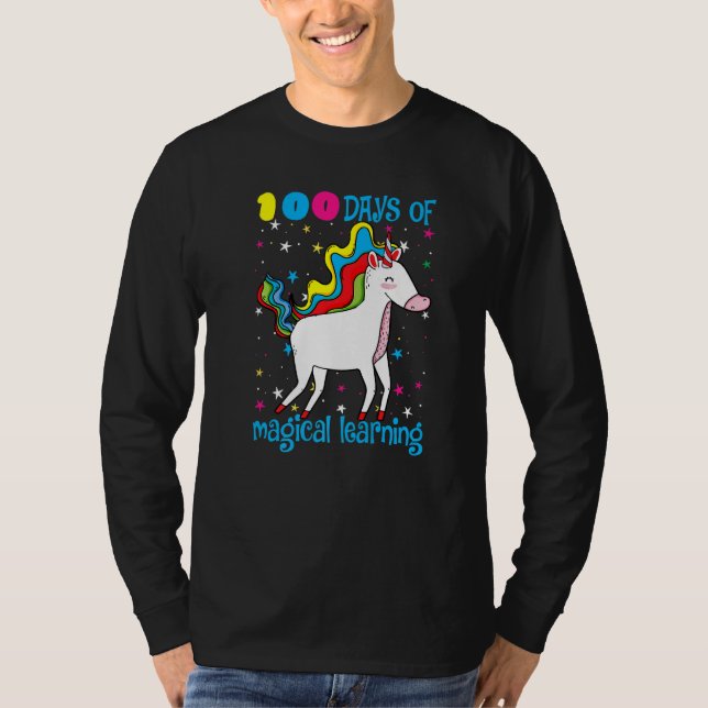 Camiseta 100 Days Of Magical Learning 100th Day Of School U (Anverso)
