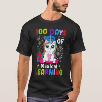 Camiseta 100 Days of Magical Learning School Smarter Dabbin