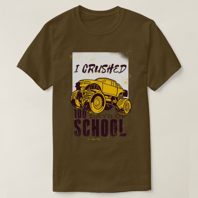 Camiseta 100 days of school (Diseño del anverso)