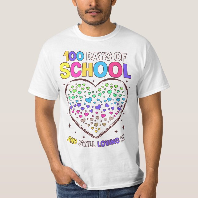 Camiseta 100 Days Of School 100th Day Of School Teacher Stu (Anverso)