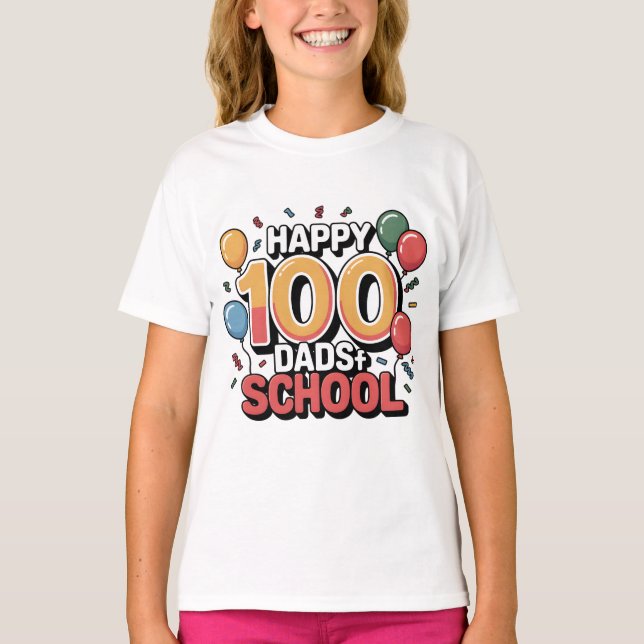 Camiseta 100 Days of School Celebration Tee (Anverso)