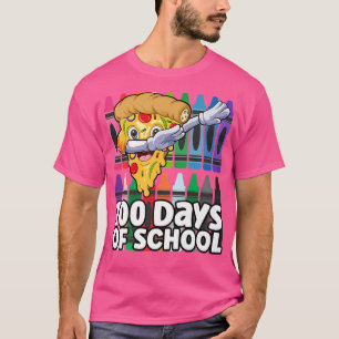 Camiseta 100 Days of School Dabbing Cute Pepperoni Pizza Sl