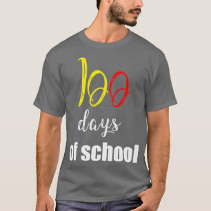 Camiseta 100 Days Of School divertida idea de diseño 1