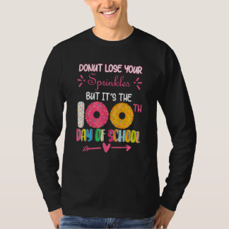 Camiseta 100 Days Of School Kindergarten Donut For Students