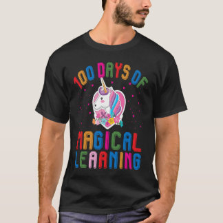 Camiseta 100 Days Of School Magical Learning Teacher Studen