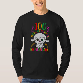 Camiseta 100 Days of School No Probllama 100th Day of Schoo