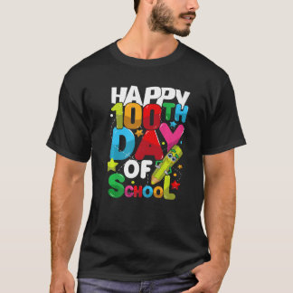 Camiseta 100 Days Of School Teacher And Student Premium