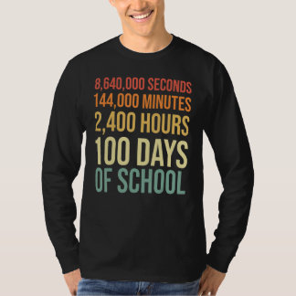 Camiseta 100 Days of School Teacher Outfit 80s Retro Vintag