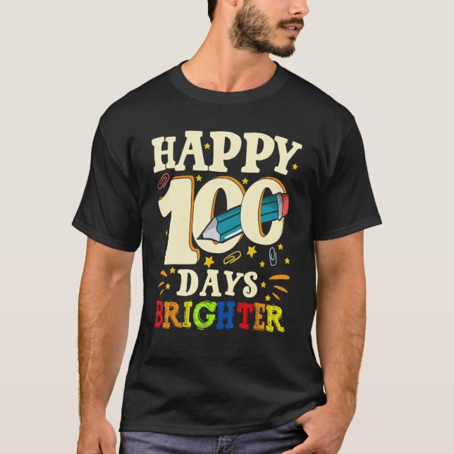 Camiseta 100 Days of School Teachers Kids Child Boys 100 Da (Anverso)