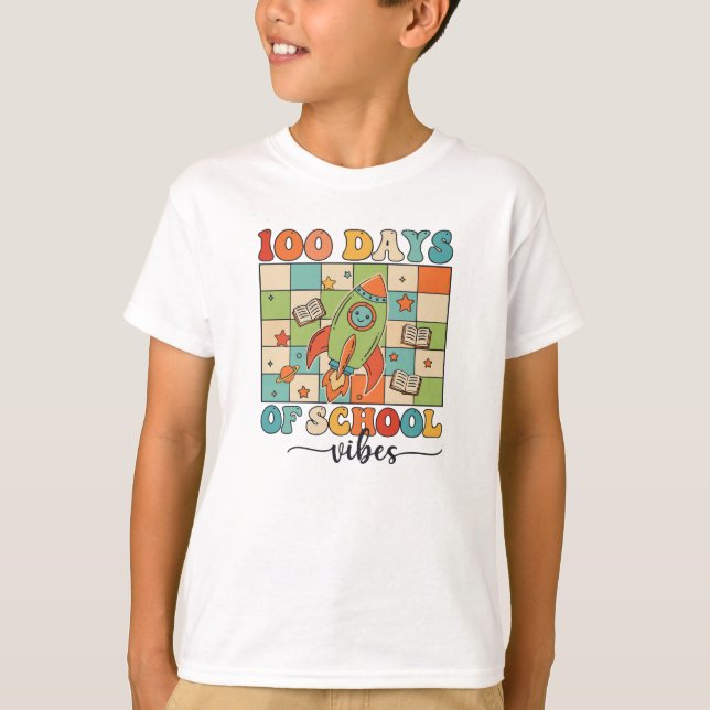 Camiseta 100 Days Of School Vibes (Anverso)