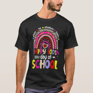 Camiseta 100 Days School Happy 100th Day Of School Rainbow 