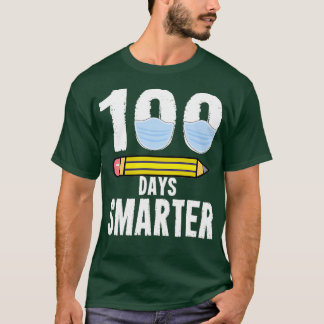 Camiseta 100 Days Smarter 100th Days of School 2021
