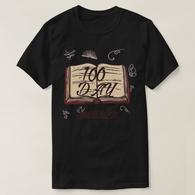 CAMISETA 100 DAYS SMARTER 58 (Diseño del anverso)