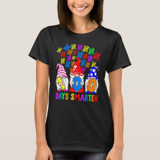 Camiseta 100 Days Smarter Gnomes Cute Happy 100th Day Of Sc
