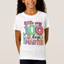 Camiseta 100 Days Smarter – Happy 100 Days of School