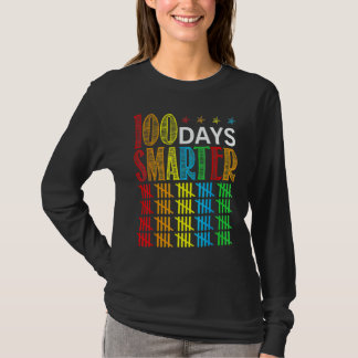 Camiseta 100 Days Smarter Happy 100th Day Of School Student